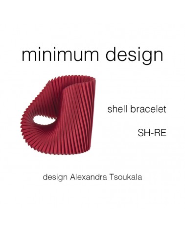 SHELL Bracelet SH -RED