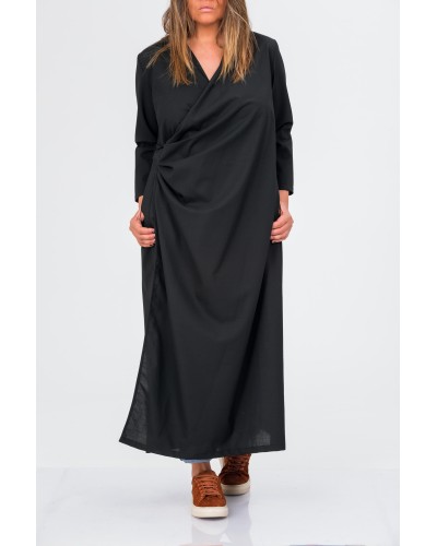 OverALL Kimono Mix Viscose Blk IT