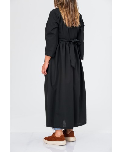 OverALL Kimono Mix Viscose Blk IT