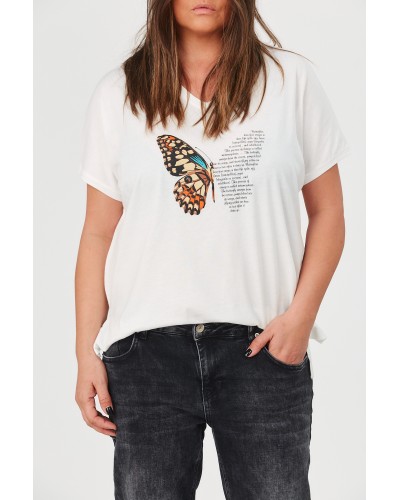 T-shirt Cotton Spring Butterfly