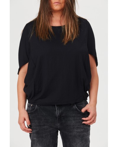 T-shirt Boyfriend Viscose Blk TRK