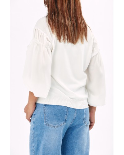 Maglia Viscose Maneci Pense WHT
