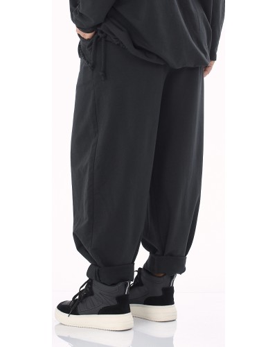 Pantaloni Boyfriend Pense si Buzunare Rosa