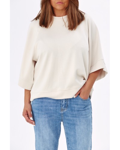 Maglia Boyfriend Mix Viscose NUDE