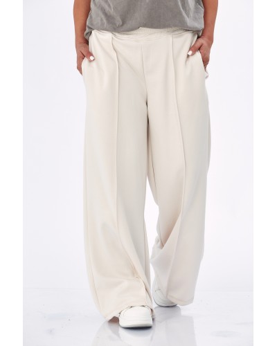 Pantaloni RETRO Buzunare Nude