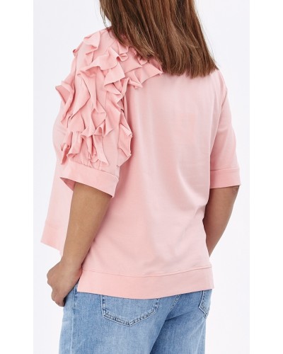 T-shirt Cotton Volane Umar Poudre
