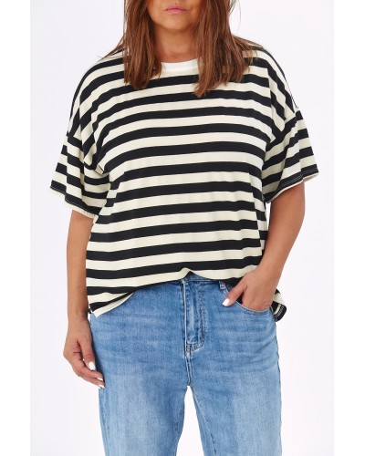 T-shirt Boyfriend Casual Dungi Blk