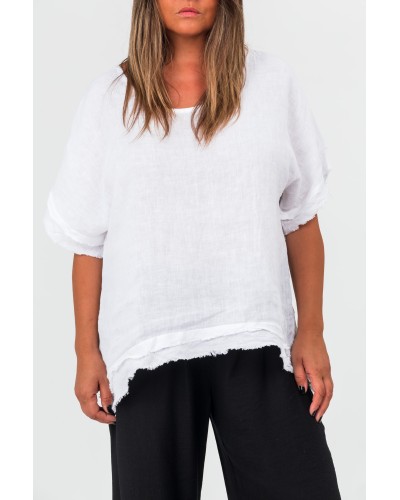 Maglia Summer Lino Wht