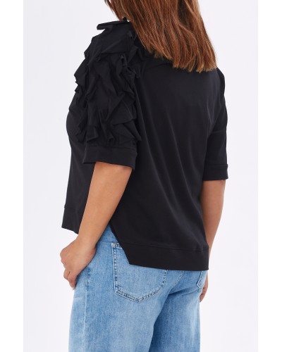 T-shirt Cotton Volane Umar Blk