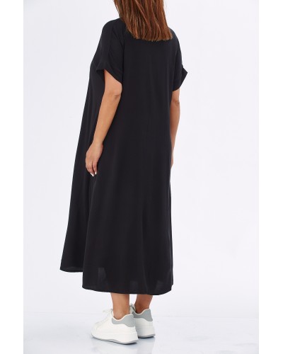Abito Casual Viscose Blk
