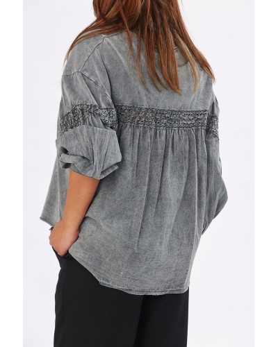 Maglia Grigio ACC Broderie Spate