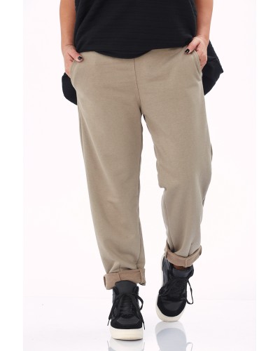 Pantaloni Boyfriend COTTON Casual Buzunare