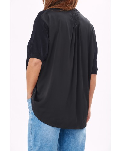 Maglia Viscose Spate Pense Blk