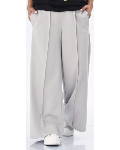Pantaloni Retro Buzunare Grigio