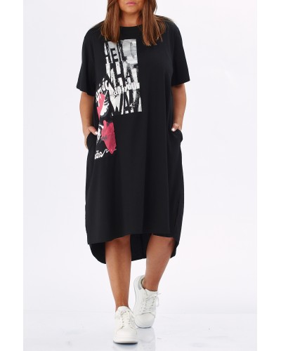 Abito Casual Cotton Buzunare PRTXT