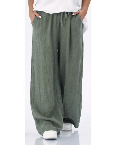 Pantaloni Retro Lino KH