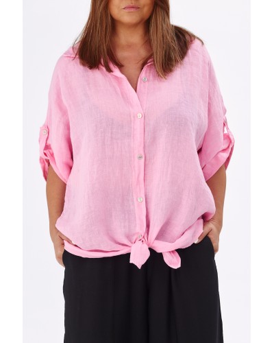 Camasa Boyfriend Lino Pink