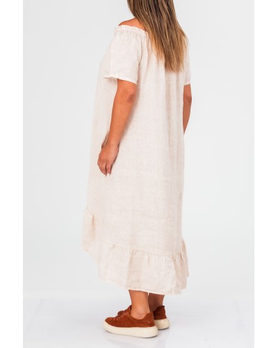 Abito Lino Nude Elastic Umeri