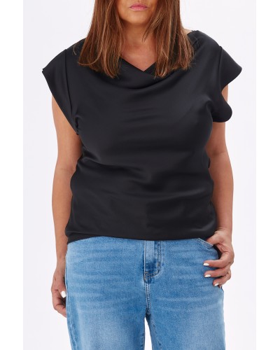 Top Casual Guler Larg