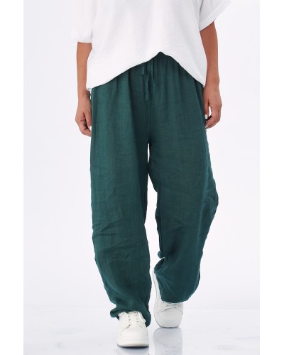 Pantaloni Boyfriend LINO Green