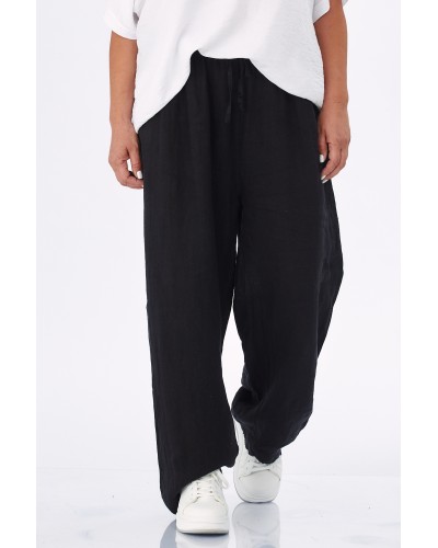 Pantaloni Boyfriend LINO Blk