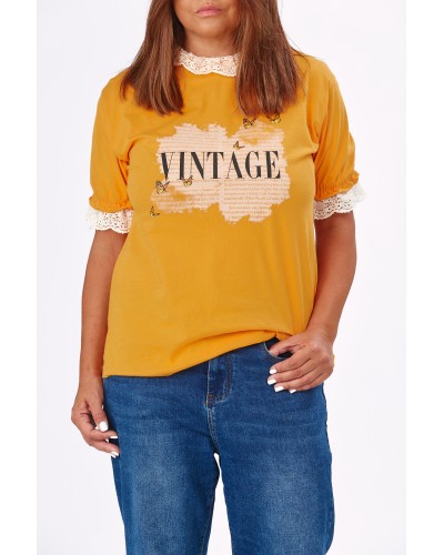 T-shirt Retro Moustard ACCLACE
