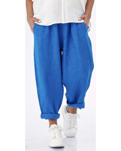 Pantaloni Boyfriend Lino BLU