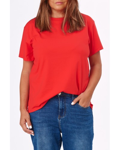 T-shirt Casual Basic Red