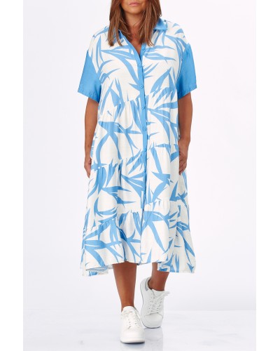 Abito Summer Viscose Blu/Wht