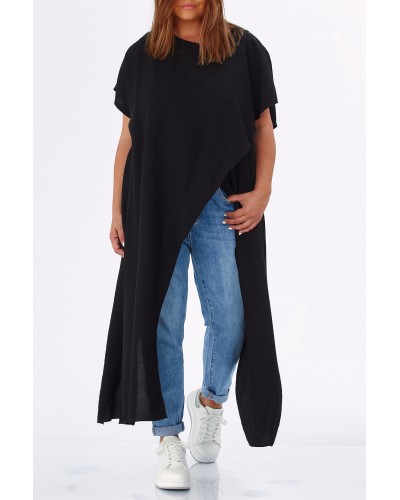 T-shirt Summer Asimetric Blk