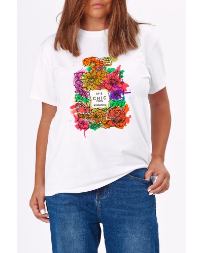 T-shirt Casual Chic Romantic N5