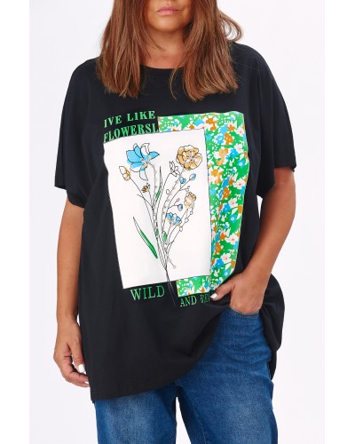 T-shirt Boyfriend Picture ILKEFLW