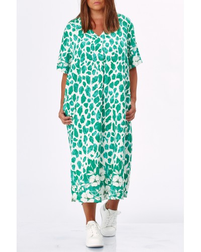 Abito Summer Viscose Mint/Wht