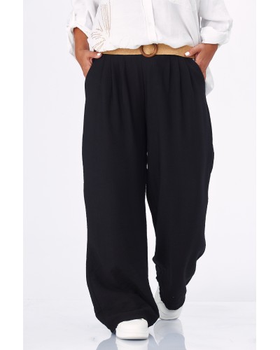 Pantaloni Lino  Summer Curea Detasabila