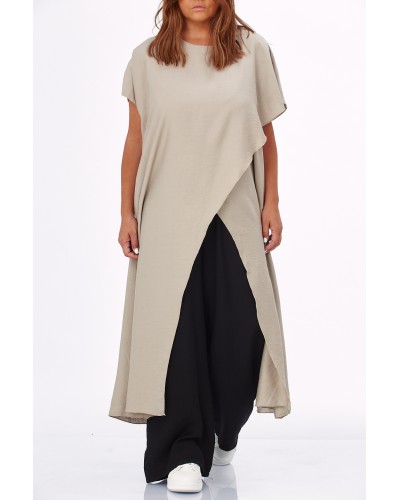 Compleu Summer Viscose NUDE/BLK