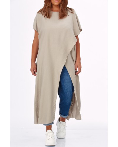 T-shirt Summer Asimetric Nude