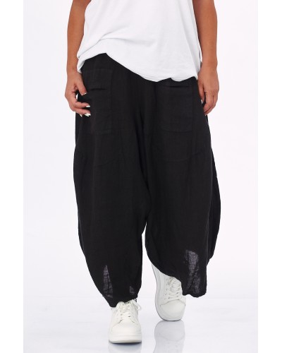 Pantaloni Lino Boyfriend Tip Salvari