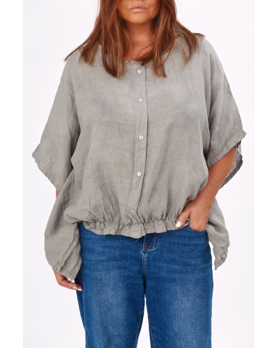 Maglia Lino Oversized SAND