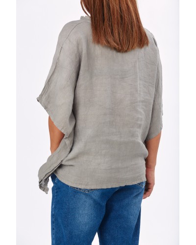Maglia Lino Oversized SAND