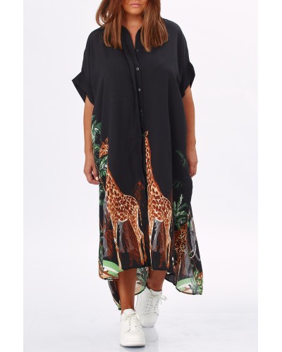 Camasa MAXI Summer Jungle Print
