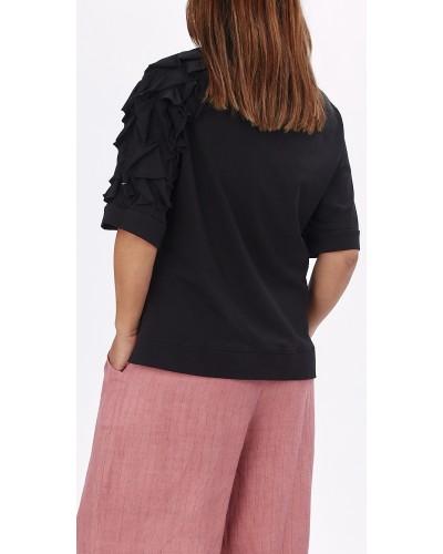 T-shirt Cotton Volane Umar Blk