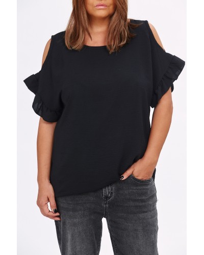 Maglia Casual Umeri Decupati