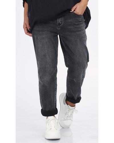 Jeans Boyfriend MOM FIT BLKSTRTCH