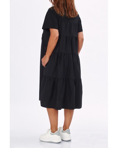 Abito Oversized Mix Cotton FlwACC