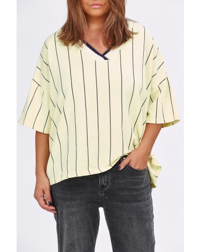 T-shirt Boyfriend Oversized Dungi Yellow