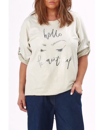 Maglia Boyfriend Hello Beautiful GR