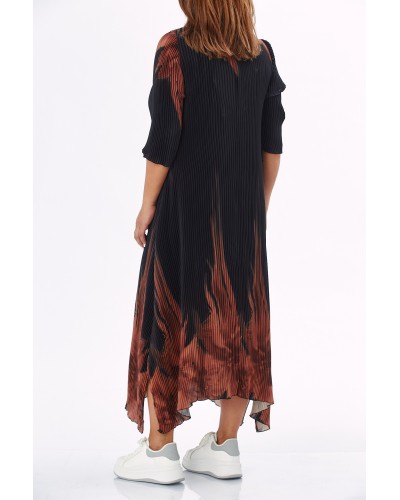 Abito Maxi Plisse MixCL