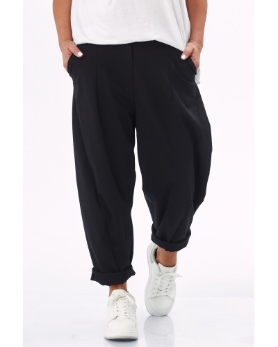 Pantaloni Boyfriend Oversized BLKDV