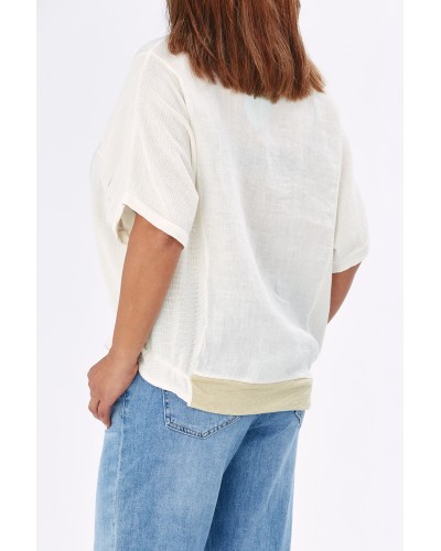 Bluza Wht Lino Summer GoldDTL