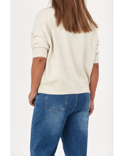 Maglioncino Basic Mix Viscose Latte